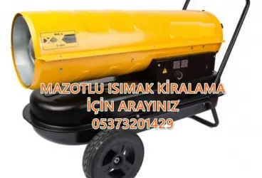 Isımak Elektrikli Isıtıcı Kiralama Firmaları